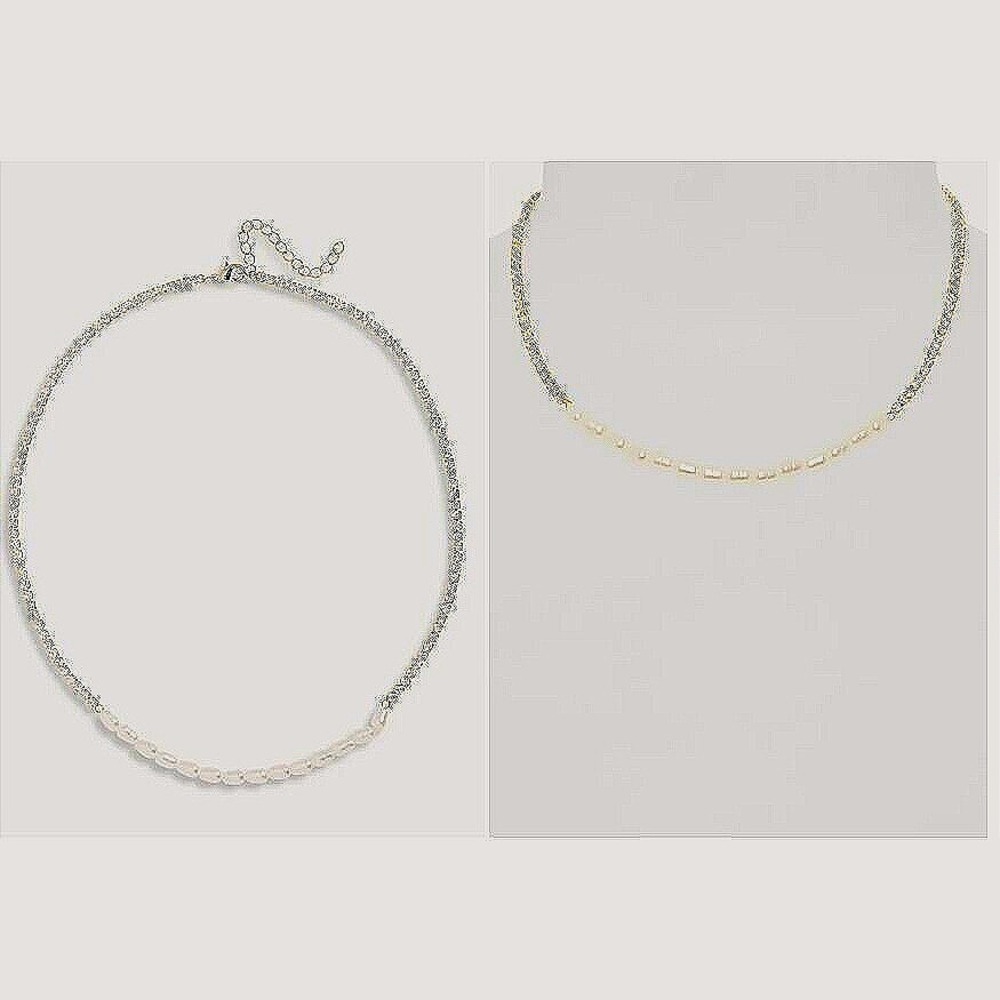 Nordstrom‎ Rack Pearl Chain Necklace Women Small Gold New Dainty Layering Choker